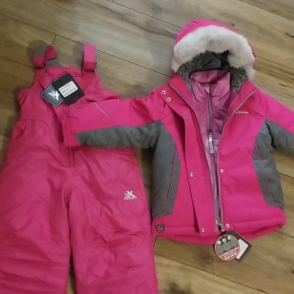 Zeroxposur double jacket and ski bib snow pants